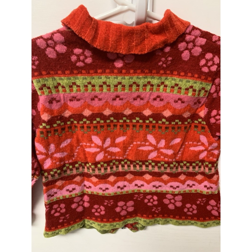 Vtg Irene Clayeux France Knit Pleated Red Tennis Skirt Set Toddler 3 - Picture 10 of 14